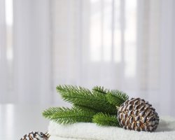 Laundry, washing or dry cleaning in Christmas or New Year variation Laundry, washing or dry cleaning in Christmas or New Year variation